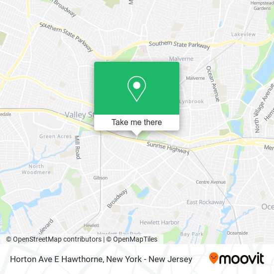 Mapa de Horton Ave E Hawthorne