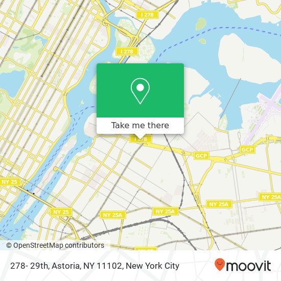 Mapa de 278- 29th, Astoria, NY 11102