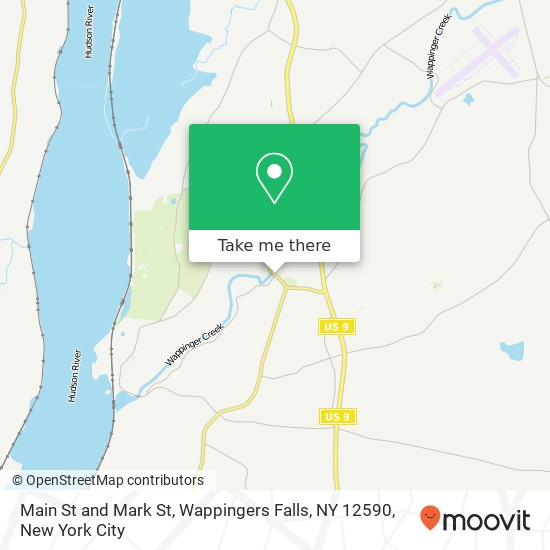 Main St and Mark St, Wappingers Falls, NY 12590 map