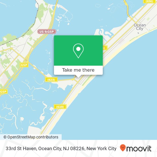 33rd St Haven, Ocean City, NJ 08226 map