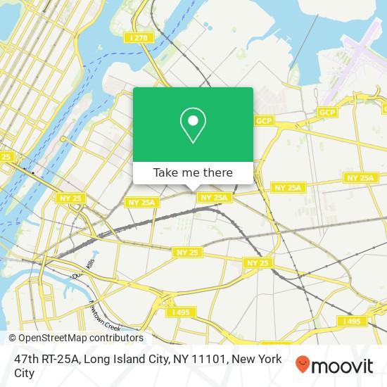 47th RT-25A, Long Island City, NY 11101 map