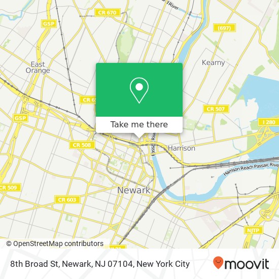 8th Broad St, Newark, NJ 07104 map