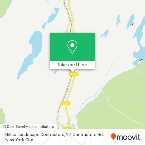 Mapa de Billco Landscape Contractors, 27 Contractors Rd