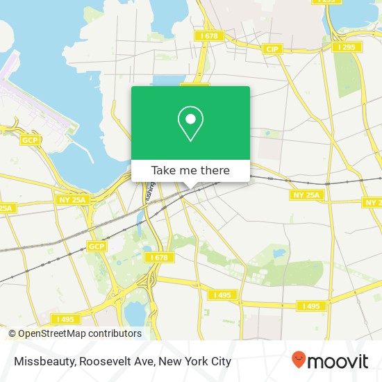 Missbeauty, Roosevelt Ave map