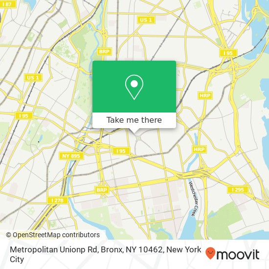 Metropolitan Unionp Rd, Bronx, NY 10462 map