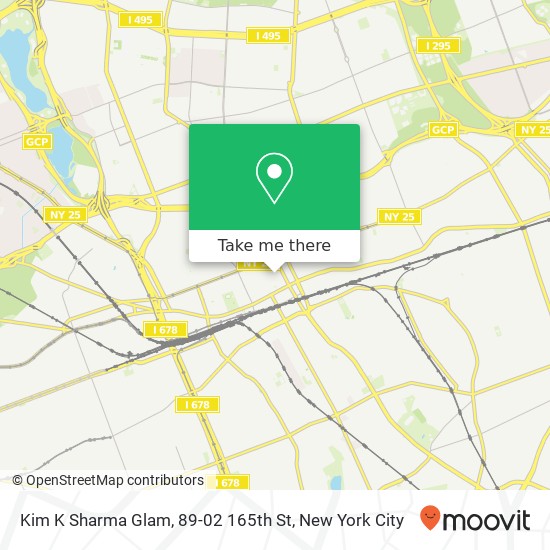 Mapa de Kim K Sharma Glam, 89-02 165th St