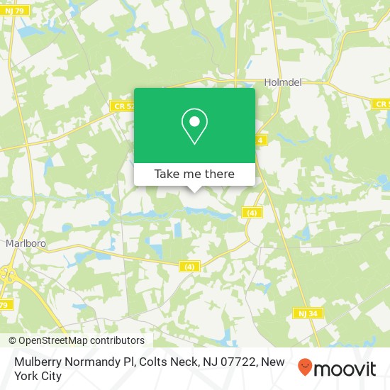 Mulberry Normandy Pl, Colts Neck, NJ 07722 map