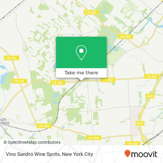 Mapa de Vino Sandro Wine Sprits