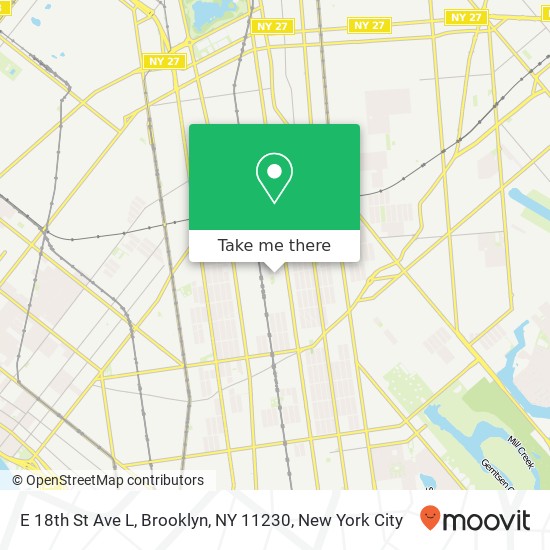 E 18th St Ave L, Brooklyn, NY 11230 map