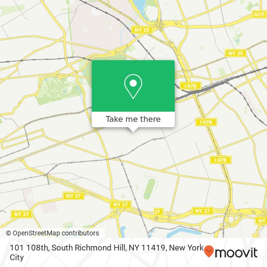 101 108th, South Richmond Hill, NY 11419 map
