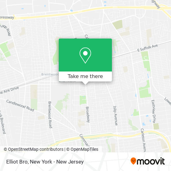 Elliot Bro map