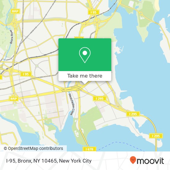 I-95, Bronx, NY 10465 map