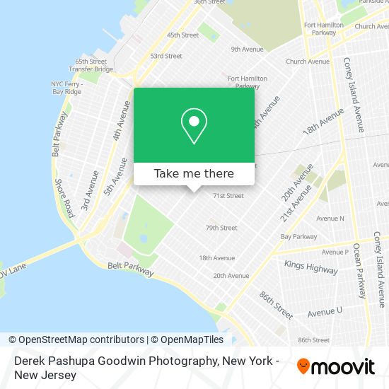 Derek Pashupa Goodwin Photography map