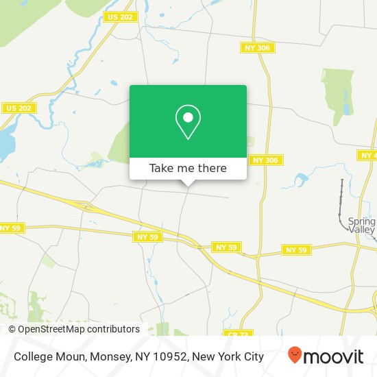 Mapa de College Moun, Monsey, NY 10952