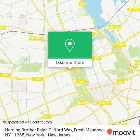 Mapa de Harding Brother Ralph Clifford Way, Fresh Meadows, NY 11365