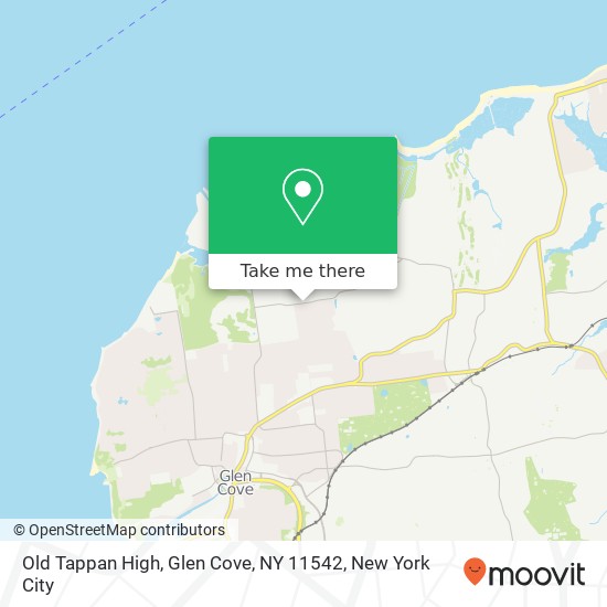 Mapa de Old Tappan High, Glen Cove, NY 11542