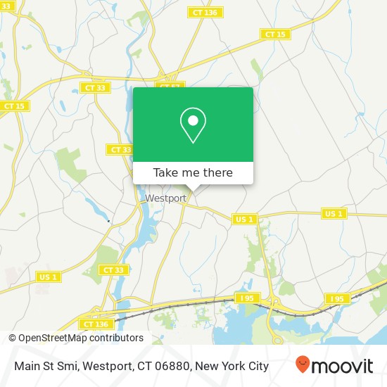 Mapa de Main St Smi, Westport, CT 06880