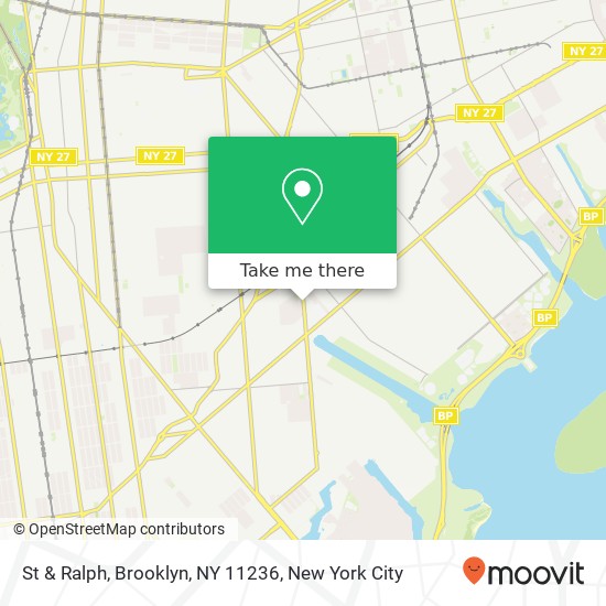 St & Ralph, Brooklyn, NY 11236 map