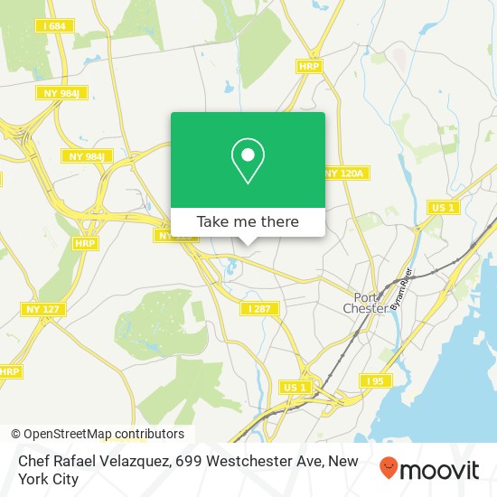 Mapa de Chef Rafael Velazquez, 699 Westchester Ave