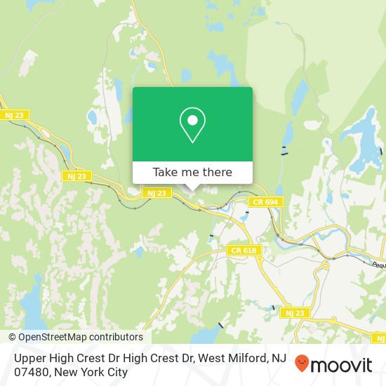 Upper High Crest Dr High Crest Dr, West Milford, NJ 07480 map
