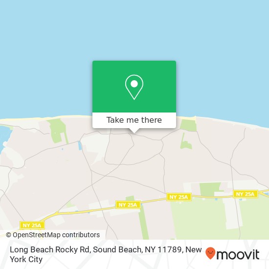 Long Beach Rocky Rd, Sound Beach, NY 11789 map