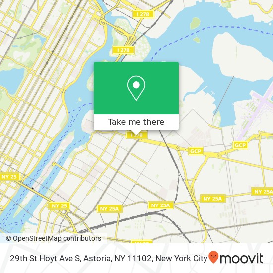 Mapa de 29th St Hoyt Ave S, Astoria, NY 11102