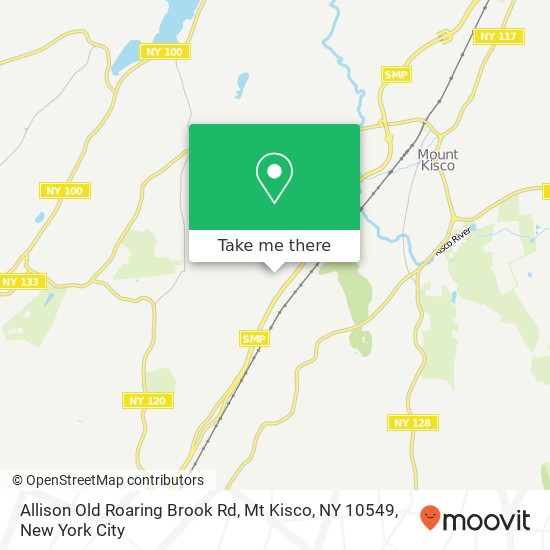 Mapa de Allison Old Roaring Brook Rd, Mt Kisco, NY 10549