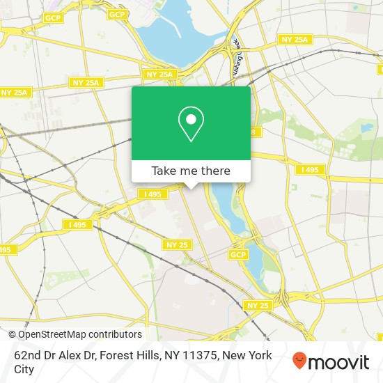 62nd Dr Alex Dr, Forest Hills, NY 11375 map