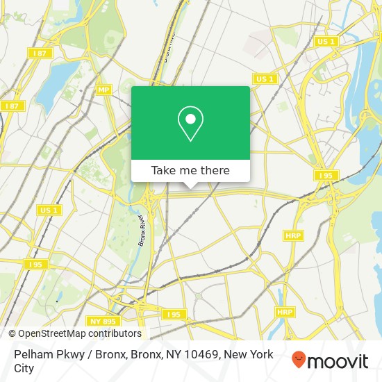 Mapa de Pelham Pkwy / Bronx, Bronx, NY 10469