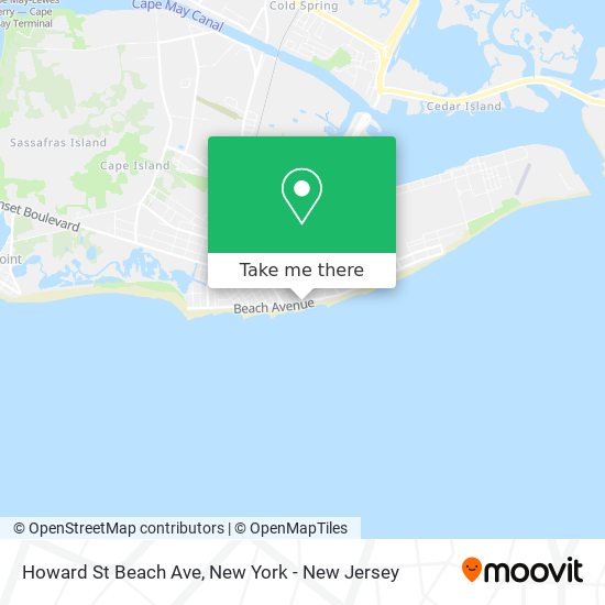 Mapa de Howard St Beach Ave