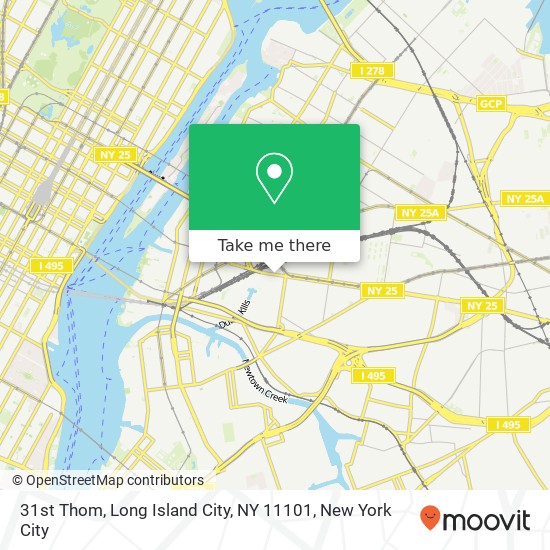 31st Thom, Long Island City, NY 11101 map
