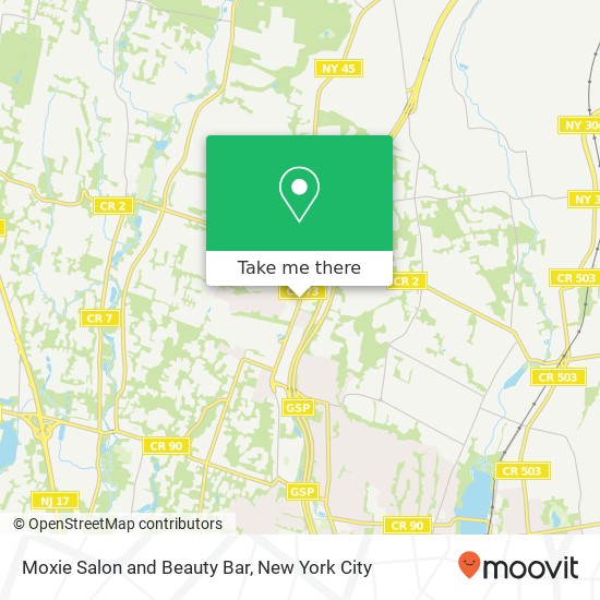 Moxie Salon and Beauty Bar map