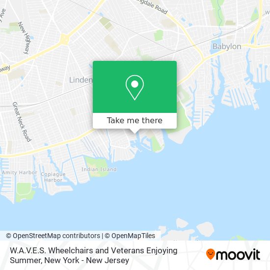 Mapa de W.A.V.E.S. Wheelchairs and Veterans Enjoying Summer