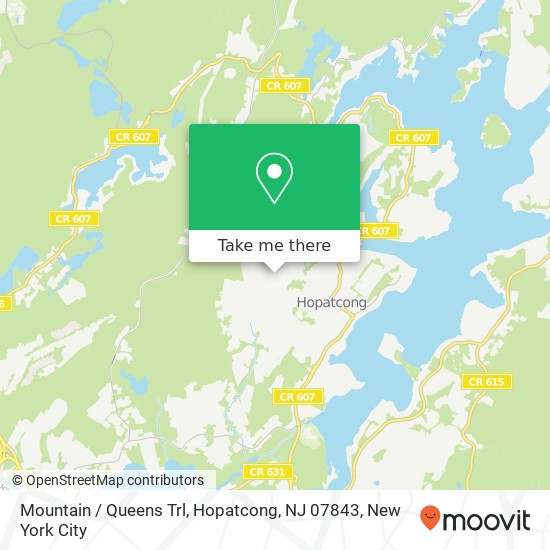 Mapa de Mountain / Queens Trl, Hopatcong, NJ 07843