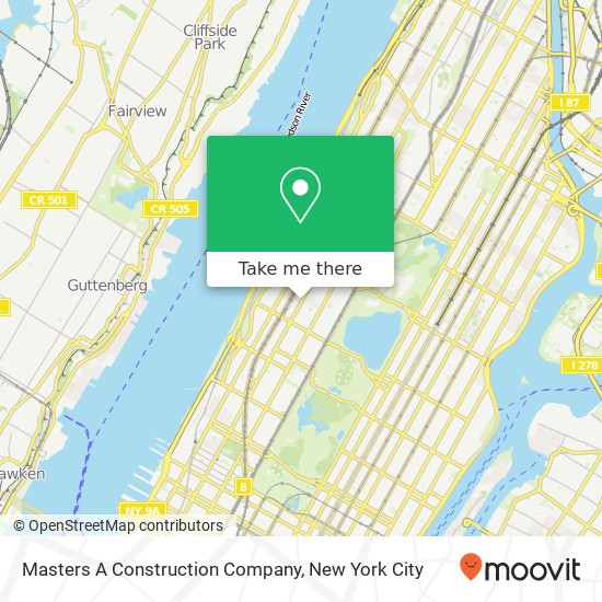 Masters A Construction Company map