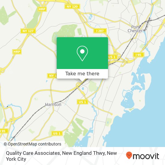 Mapa de Quality Care Associates, New England Thwy