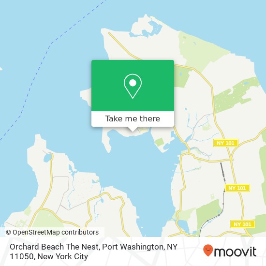 Orchard Beach The Nest, Port Washington, NY 11050 map