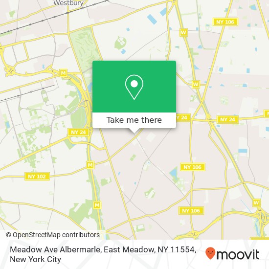 Meadow Ave Albermarle, East Meadow, NY 11554 map