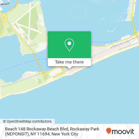 Beach 148 Rockaway Beach Blvd, Rockaway Park (NEPONSIT), NY 11694 map