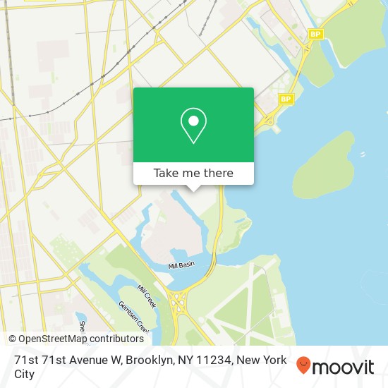 71st 71st Avenue W, Brooklyn, NY 11234 map