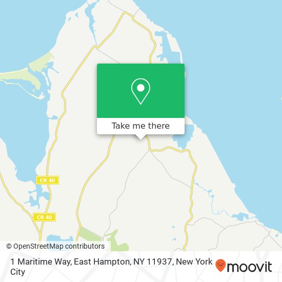 1 Maritime Way, East Hampton, NY 11937 map