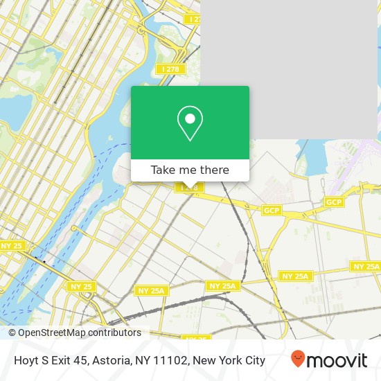 Mapa de Hoyt S Exit 45, Astoria, NY 11102