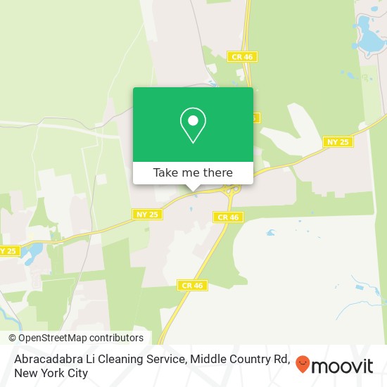 Mapa de Abracadabra Li Cleaning Service, Middle Country Rd