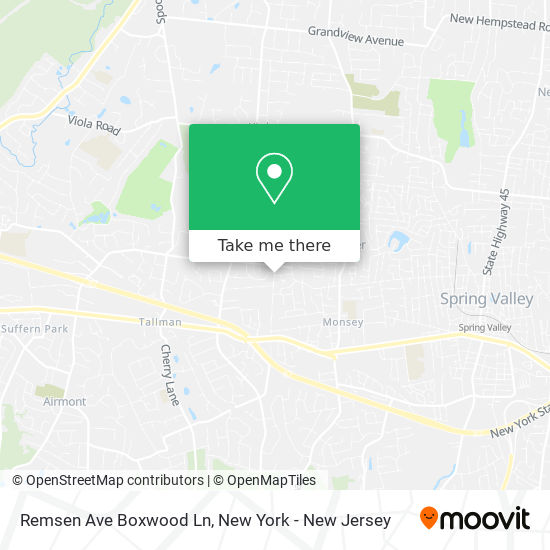 Mapa de Remsen Ave Boxwood Ln