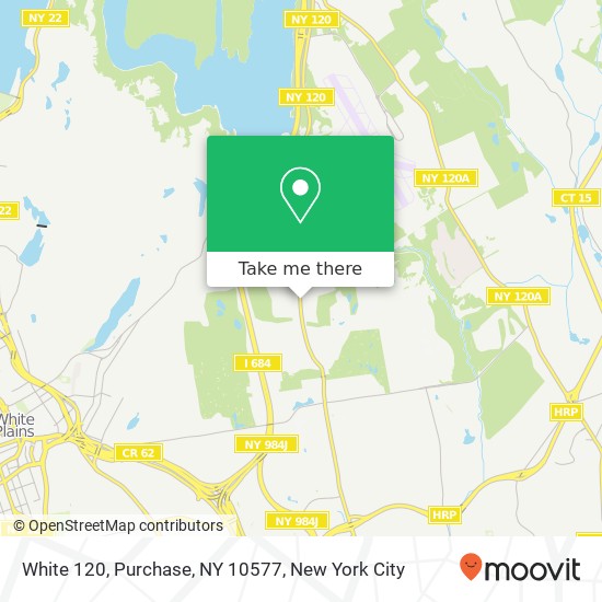 Mapa de White 120, Purchase, NY 10577