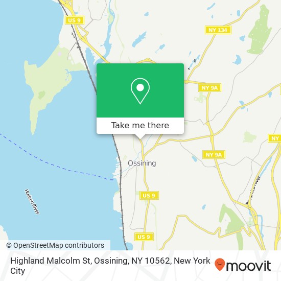 Mapa de Highland Malcolm St, Ossining, NY 10562