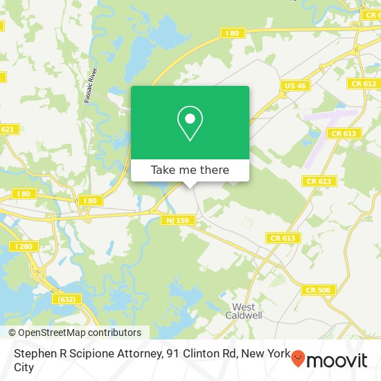 Stephen R Scipione Attorney, 91 Clinton Rd map