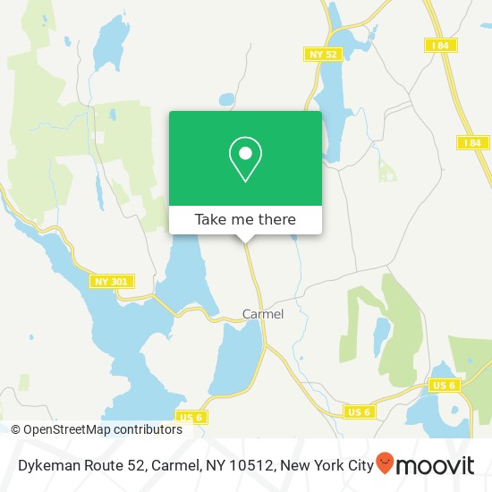 Dykeman Route 52, Carmel, NY 10512 map