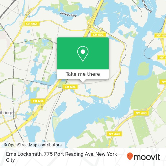 Mapa de Ems Locksmith, 775 Port Reading Ave