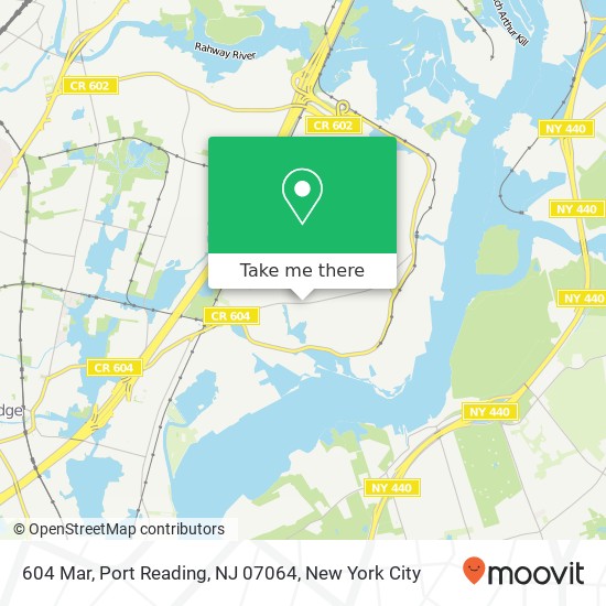 604 Mar, Port Reading, NJ 07064 map